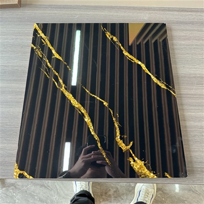WPC Customized Jan nou koumanse Komisyon Konsèy Banbou Bwa Fib Marble Mi Panèl Modèn Marble Banbou Chabon Komisyon Konsèy